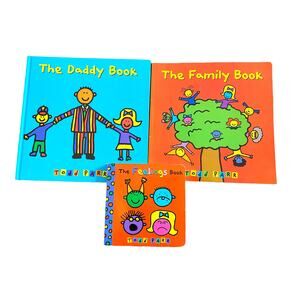 TODD PARR CHILDREN'S BOOK BUNDLE LOT OF 3 HARDCOVER PAPERBACK BOARD BOOK